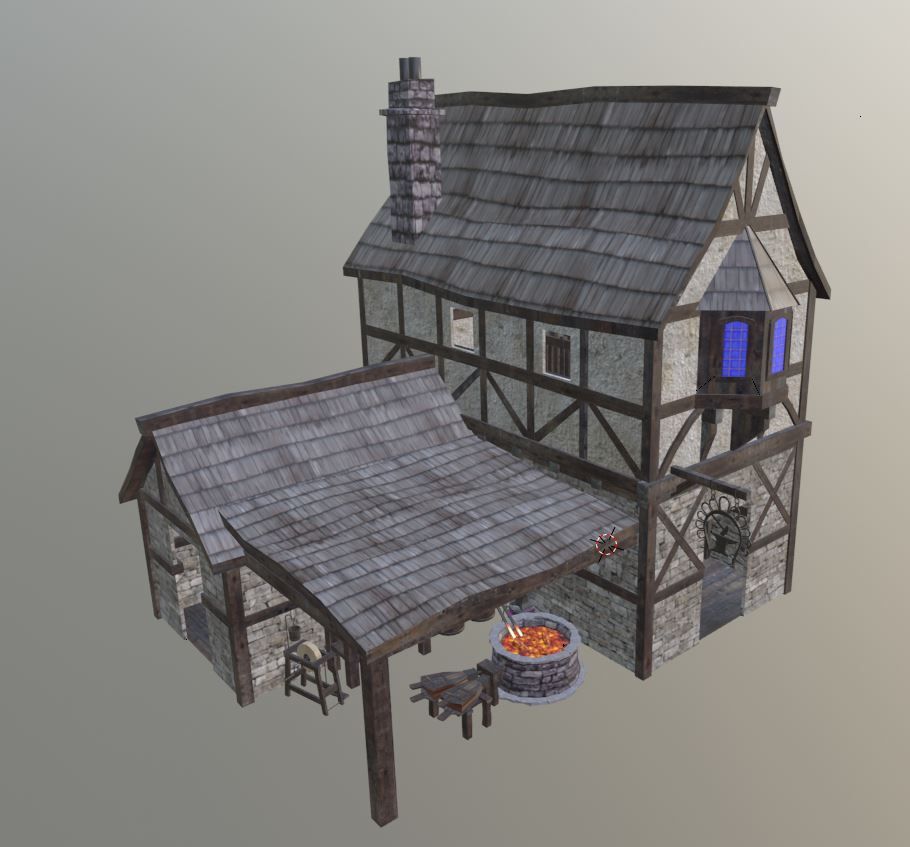 Medieval Blacksmith Interior preview image 1